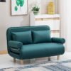 Folding Sofa Bed Leisure Recliner Fabric Breathable Lazy Sofa